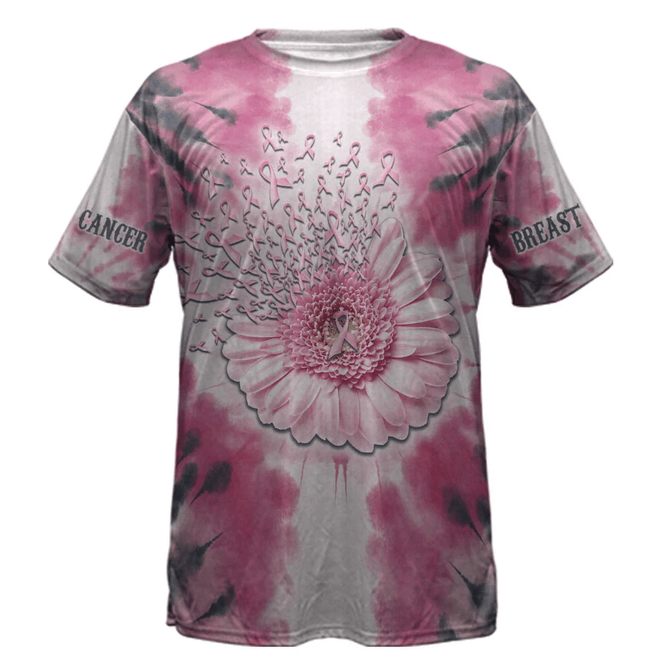 Daisy Pink Ribbons - Breast Cancer Awareness All Over T-shirt and Hoodie 0822