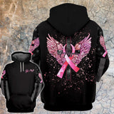 Hope Wings Breast Cancer - Breast Cancer Awareness All Over T-shirt and Hoodie 0822