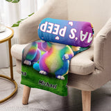 Grandma's Peeps - Personalized Grandma Blanket