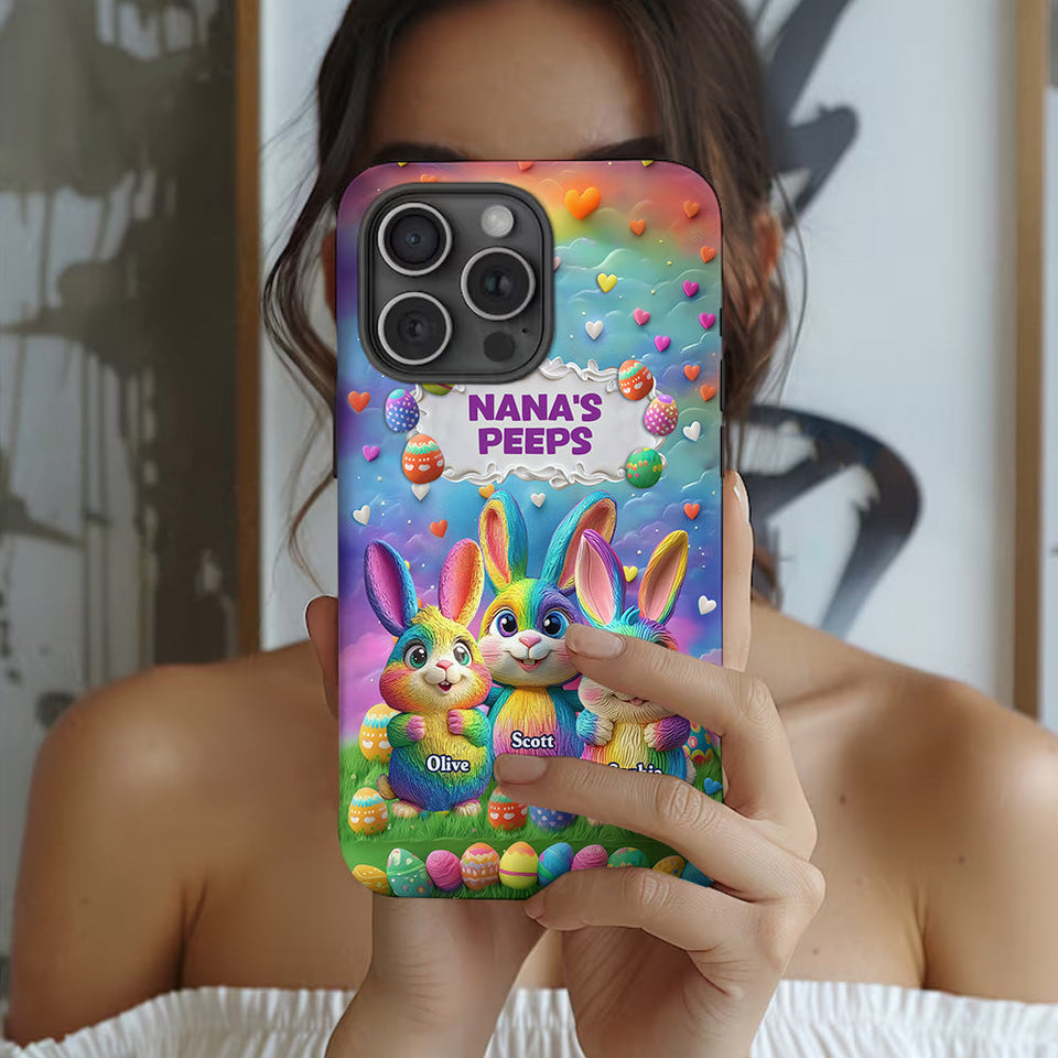 Grandma's Peeps - Personalized Grandma Full Print Phone Case