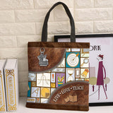 Teacher Live Love Teach - Teacher Tote Bag 0921
