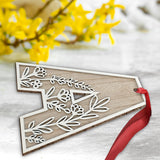 Beautiful Floral Letter - Personalized Gardening Ornament