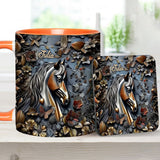 Stunning Horse - Personalized Horse Accent Mug