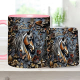 Stunning Horse - Personalized Horse Accent Mug