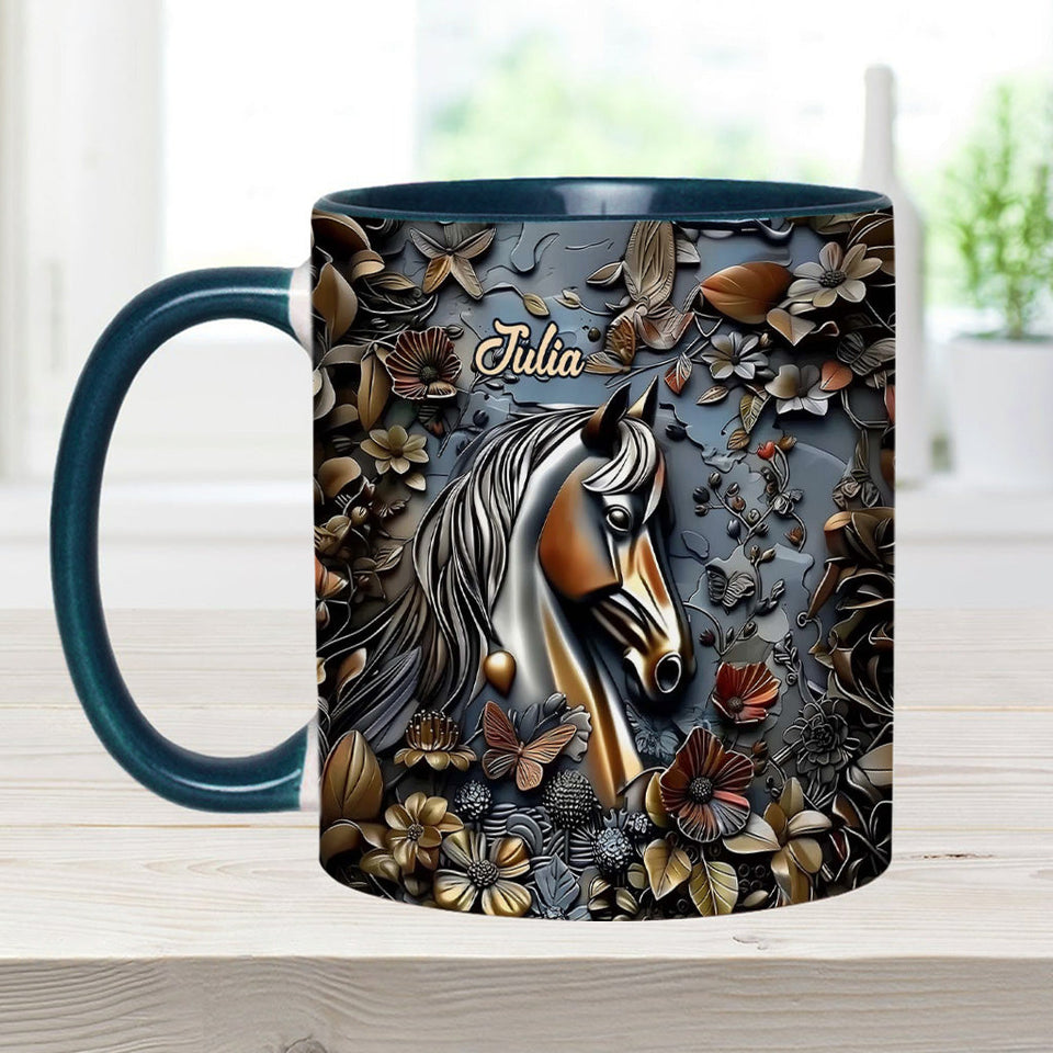 Stunning Horse - Personalized Horse Accent Mug