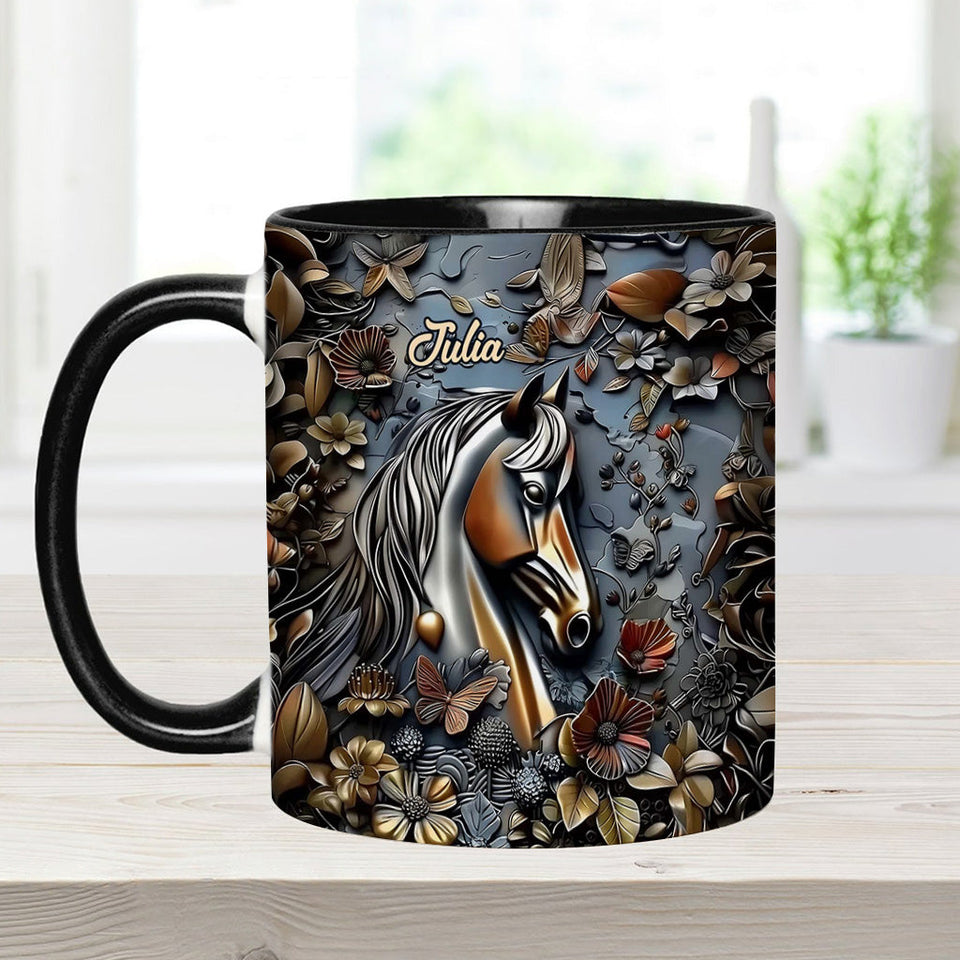 Stunning Horse - Personalized Horse Accent Mug