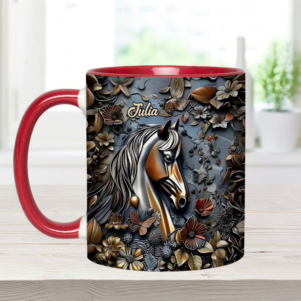 Stunning Horse - Personalized Horse Accent Mug