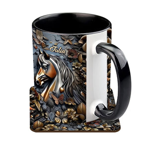 Stunning Horse - Personalized Horse Accent Mug