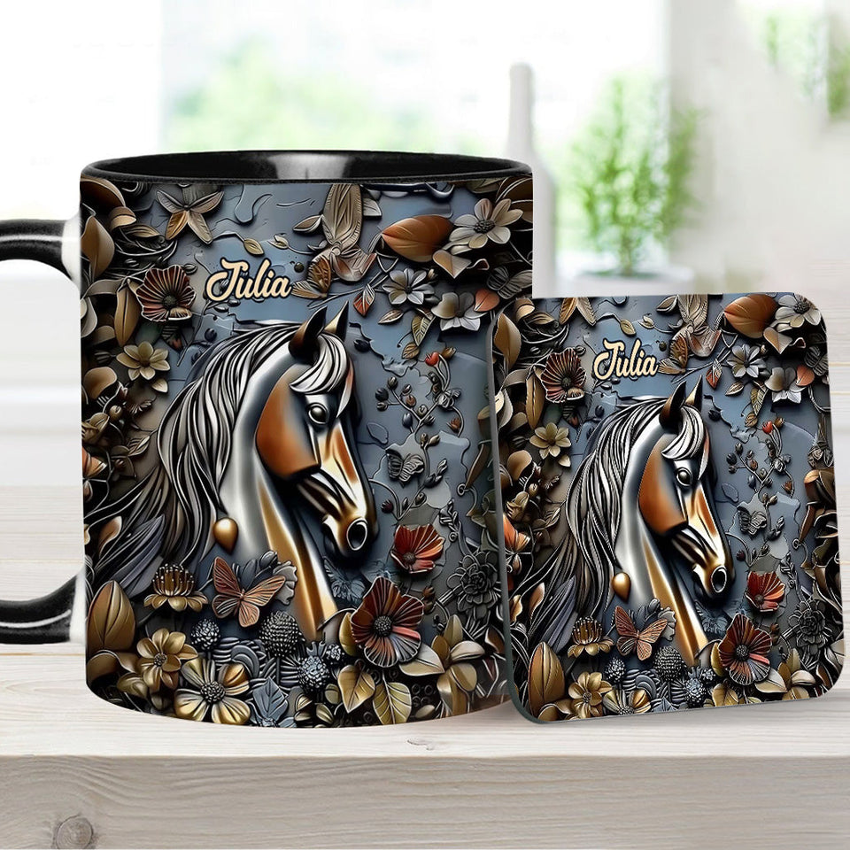Stunning Horse - Personalized Horse Accent Mug