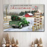 It's The Most Wonderful Time Of The Year - Personalized Family Canvas And Poster