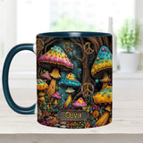 Magic Mushroom - Personalized Hippie Accent Mug