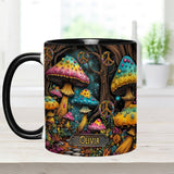 Magic Mushroom - Personalized Hippie Accent Mug