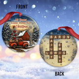 It's The Most Wonderful Time Of The Year - Personalized Family Ornament