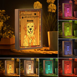 Best Friends Are Never Forgotten - Personalized Dog Picture Frame Light Box