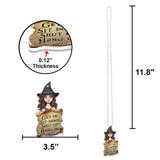 Get In Sit Down Shut - Personalized Witch Car Ornament