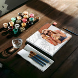 Custom Photo - Personalized Bestie Paint By Numbers Kit