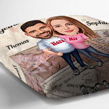 Together Since - Personalized Couple Throw Pillow
