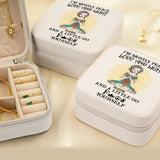 I’m Mostly Peace Love And Light - Personalized Yoga Jewelry Box