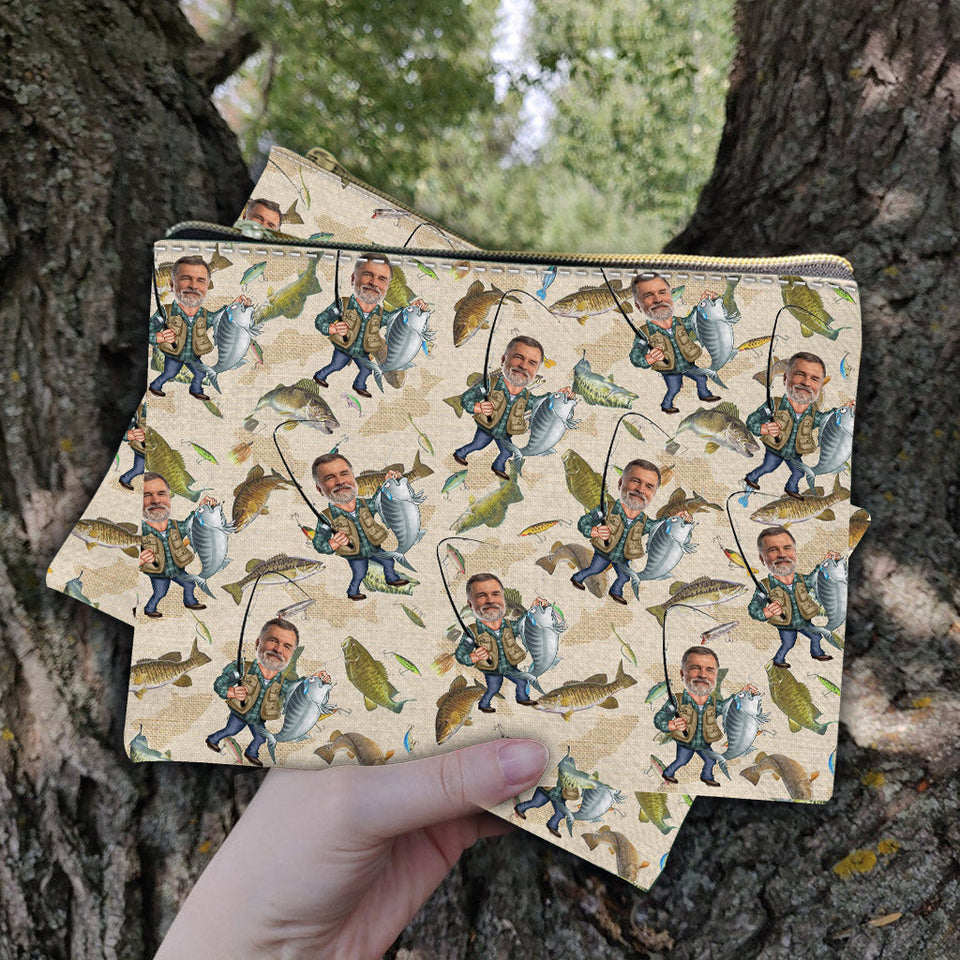 Photo Inserted Funny Fishing - Personalized Fishing Pouch