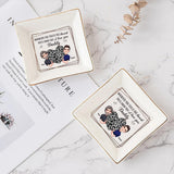 Whenever You Touch This Heart - Gift for mom, grandma, grandpa, daughter, son, granddaughter, grandson, wife, husband, dad, aunt, uncle, sister, brother - Personalized Jewelry Dish