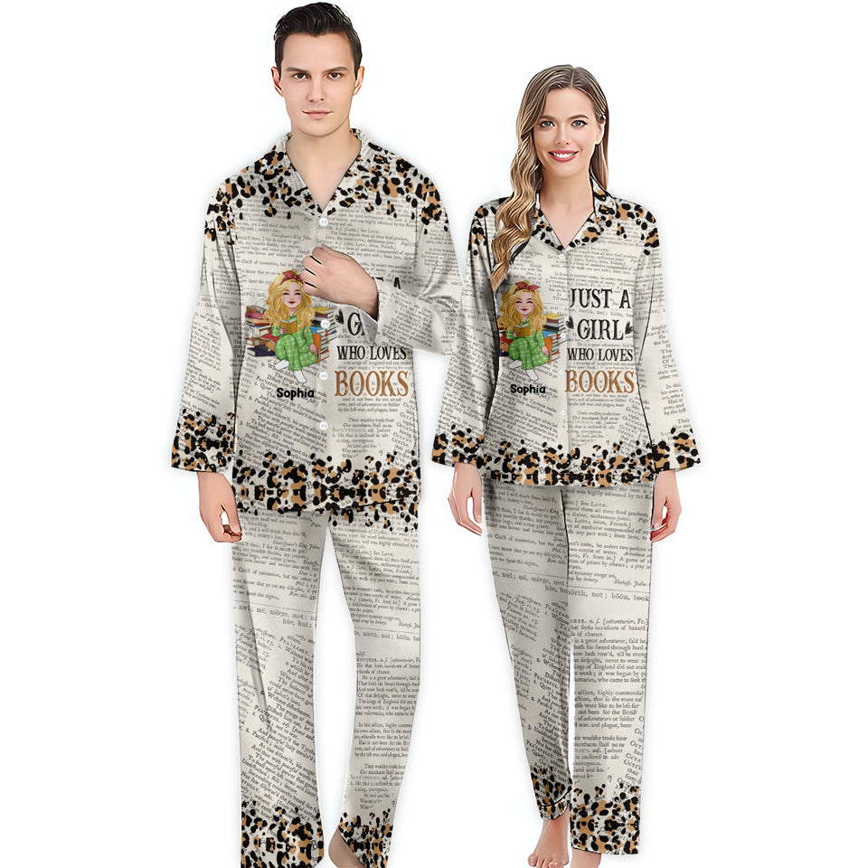 One More Chapter - Personalized Book Button Down Pajamas