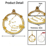 Zodiac Sign Ornament - Personalized Horoscope Transparent Ornament