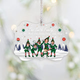Merry Christmas - Personalized Family Transparent Ornament