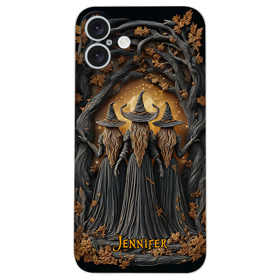 Best Witches - Personalized Witch Leather Phone Case