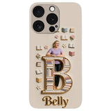 Book Lovers Gift - Personalized Book 3D Embossed Leather Phone Case