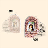 No Longer By My Side - Personalized Dog Custom Shaped Acrylic Plaque