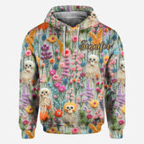 Floral Skeleton - Personalized Skull All Over Shirt