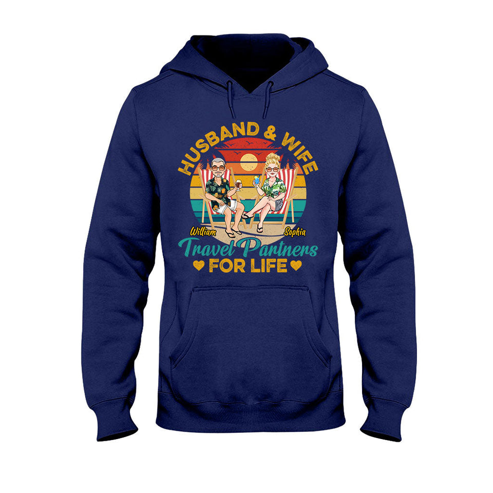 Travel Partners For Life - Personalized Travelling T-shirt & Hoodie