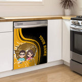 Best Dad Ever - Personalized Father Dishwasher Cover