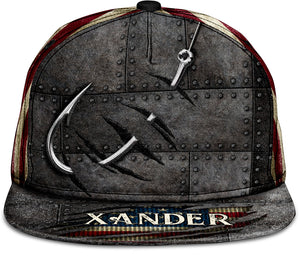 Fishing Hook Cool Design - Personalized Fishing Snapback