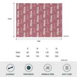 Custom Name Pattern - Personalized Daughter Blanket