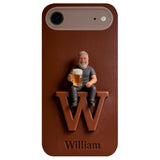Custom Any Photo - Personalized Beer 3D Embossed Leather Phone Case