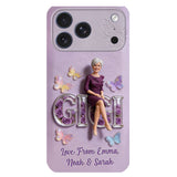 Custom Any Photo - Personalized Mother 3D Embossed Leather Phone Case