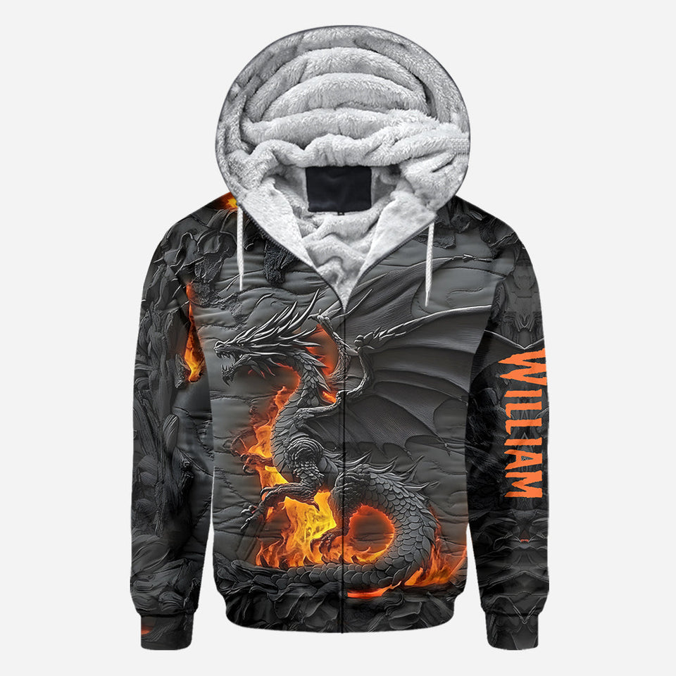 Fire Dragon - Personalized Dragon All Over Shirt