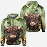 Baby Highland Cow - Personalized Highland Cow Hoodie and Leggings