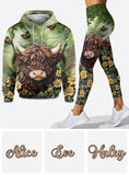 Baby Highland Cow - Personalized Highland Cow Hoodie and Leggings