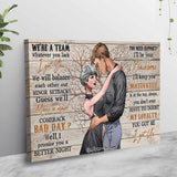 We're Team - Personalized Couple Poster