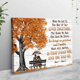 When We Get To The End - Personalized Couple Poster