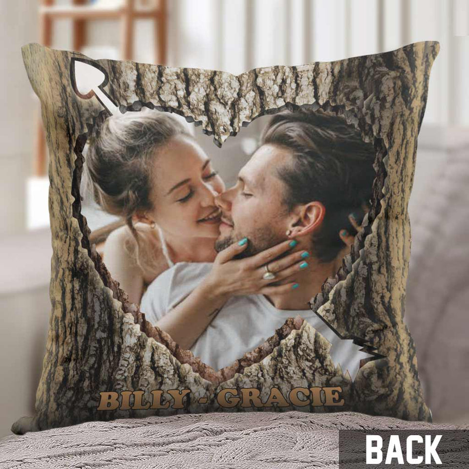 I'll Write Your Name - Personalized Couple Throw Pillow