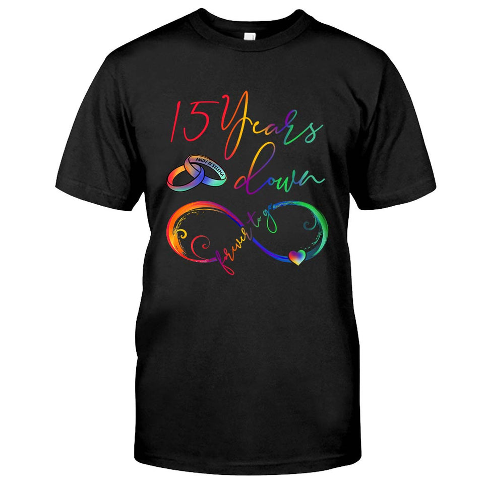 Forever To Go - Personalized Couple T-shirt and Hoodie