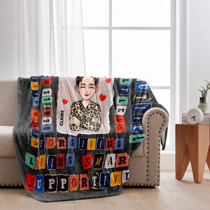 Mother Loving Beautiful - Personalized Mother's Day Mother Blanket
