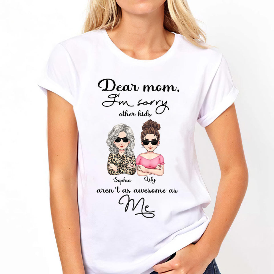 Dear Mom - Personalized Mother T-shirt And Hoodie