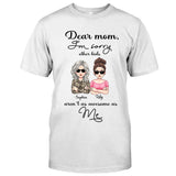 Dear Mom - Personalized Mother T-shirt And Hoodie