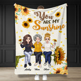 You Are My Sunshine - Personalized Mother's Day Mother Blanket