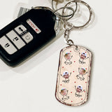 To Me You Are The World - Gift for dad, mom - Personalized Stainless Steel Keychain