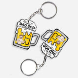 It's Not A Dad Bod - Personalized Father Transparent Keychain